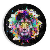 Lion Glass Wall Art.